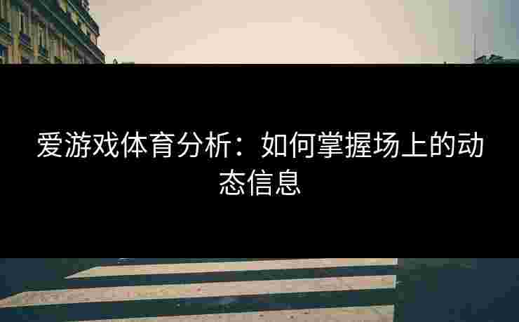 爱游戏体育分析：如何掌握场上的动态信息